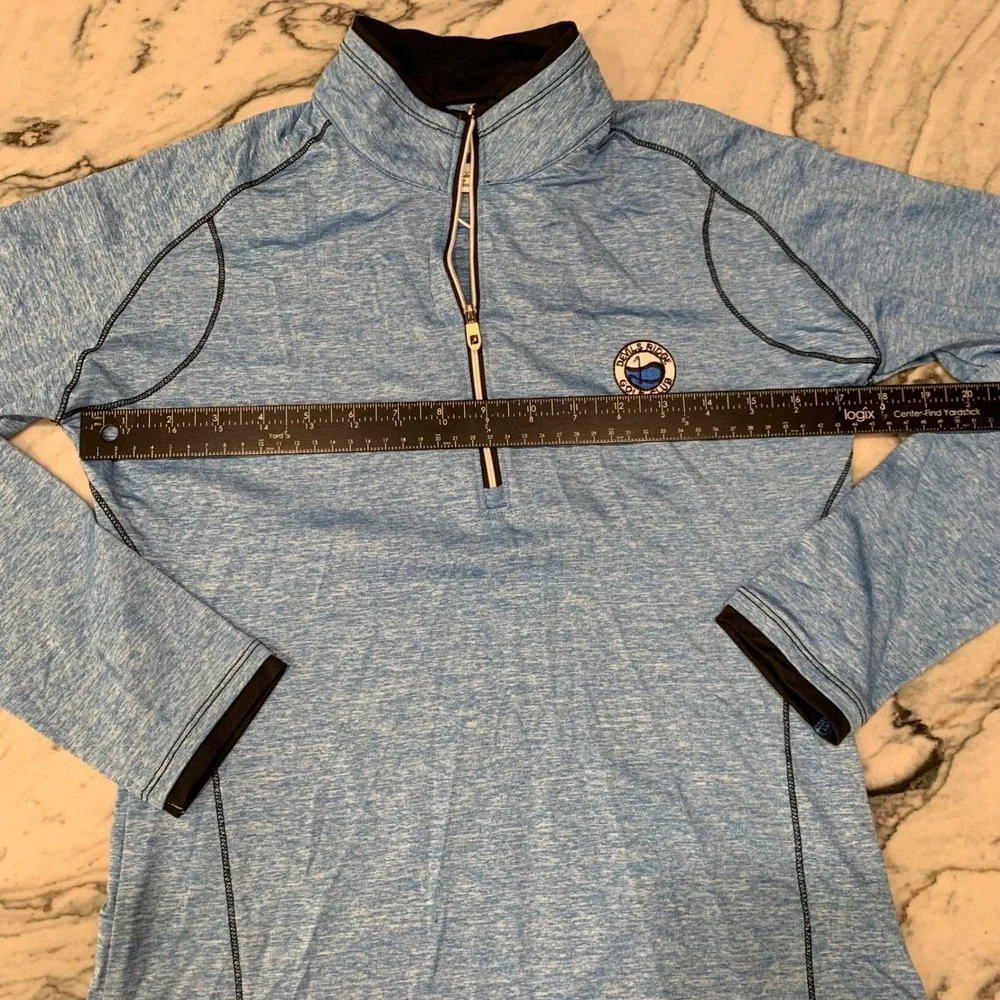 FootJoy FJ‎ Devils Ridge Golf Club Pullover Blue Quarter Zip Women's Small New